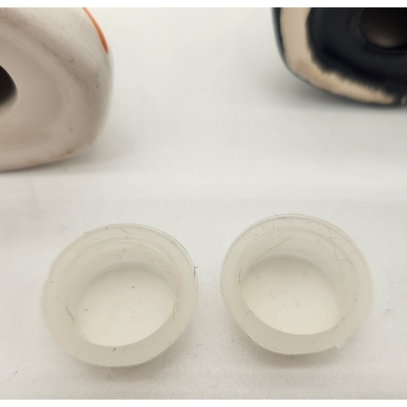 NWOB Day of the Dead Skull Salt and Pepper Shakers Ceramic Halloween‎ Decoration - Picture 6 of 6